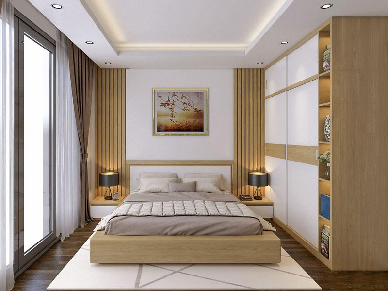 Thiết kế nội thất phòng ngủ nhỏ đẹp hiện đại và đơn giản
